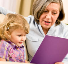 teacher reading
